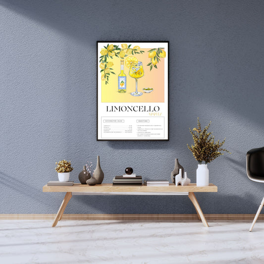 Poster "Limoncello Spritz"